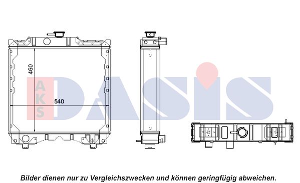 AKS DASIS Radiaator,mootorijahutus 440086N